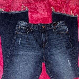 No Boundaries Dark Blue Straight Leg Jeans